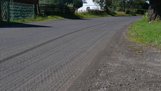 Droga z Lubania do Zaręby w remoncie