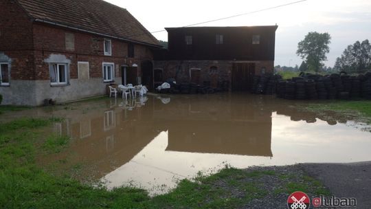 Oberwanie chmury nad Olszyną