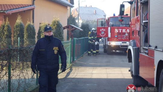 Pożar budynku mieszkalnego na Starolubańskiej