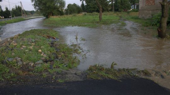 Oberwanie chmury nad Olszyną