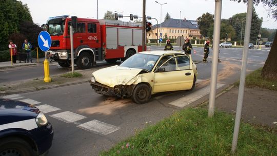 Wypadek obok Netto