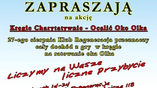 Kręgle Charytatywnie - Ocalić Oko Olka