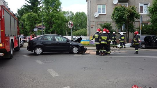 Kolizja na Osiedlu Piastów