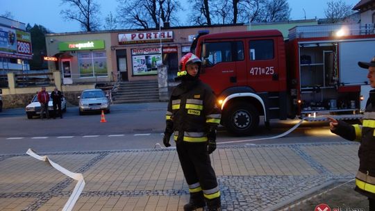 Pożar w galerii