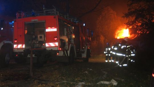 Płonie basen na Kamiennej Górze