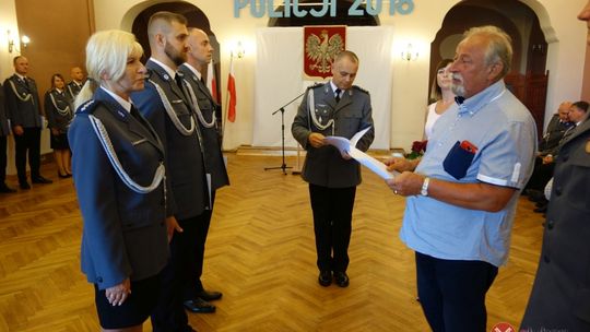 Uroczyste obchody Święta Policji w Lubaniu