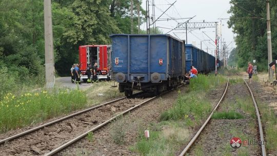 Wykolejenie na linii kolejowej Lubań - Węgliniec