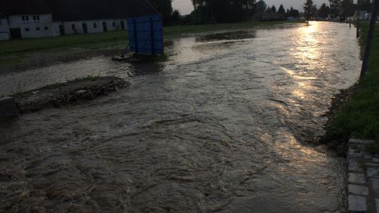 Oberwanie chmury nad Olszyną