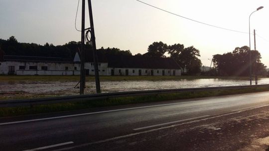 Oberwanie chmury nad Olszyną