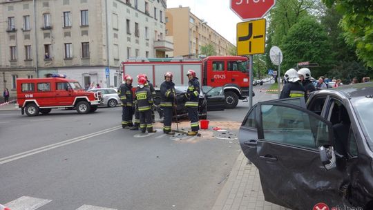 Kolizja na Osiedlu Piastów