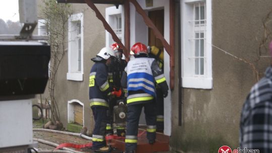 Pożar budynku mieszkalnego w Henrykowie