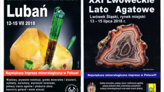 Sudecki Festiwal Minerałów vs. Lwóweckie Lato Agatowe