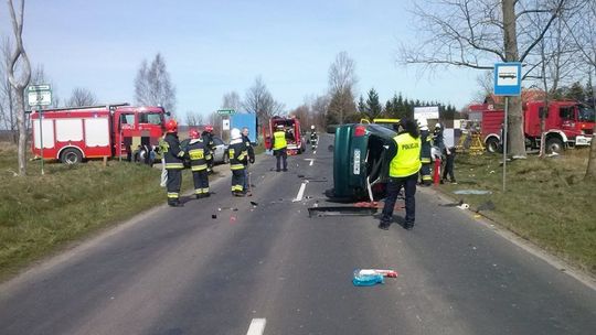 Kolizja na drodze Gryfów - Świeradów