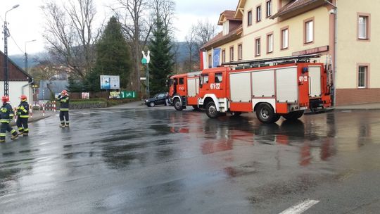 Kolizja na skrzyżowaniu w Świeradowie-Zdroju