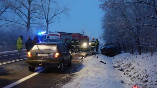 Czołowe zderzenie na K30