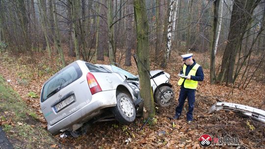 Zasnął za kierownicą?