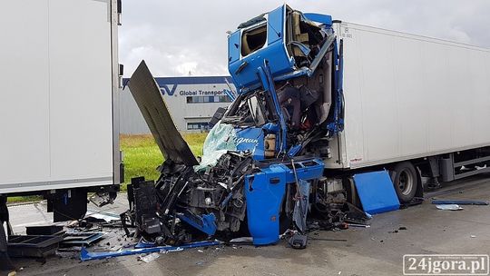 Poważny wypadek na autostradzie A4