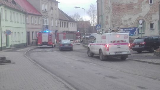 Poważny wyciek gazu w centrum Gryfowa