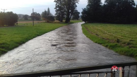 Oberwanie chmury nad Olszyną