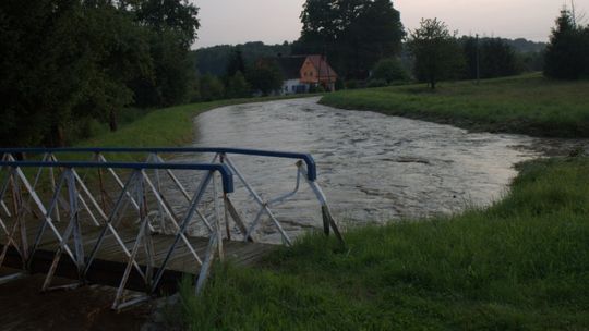 Oberwanie chmury nad Olszyną