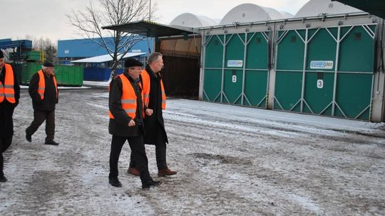 Wizyta Senatora RP Pana Rafała Ślusarza na lubańskim RIPOK