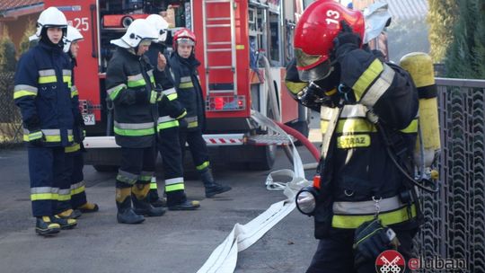 Pożar budynku mieszkalnego na Starolubańskiej