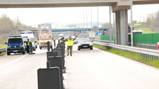 Ćwiczenia na autostradzie A4