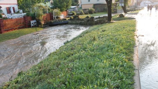 Oberwanie chmury nad Olszyną