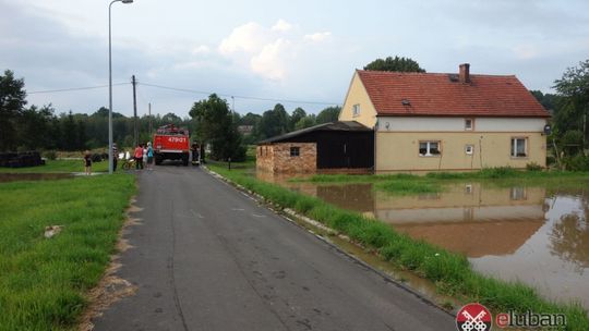 Oberwanie chmury nad Olszyną