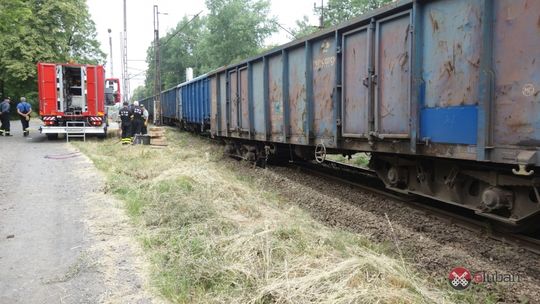 Wykolejenie na linii kolejowej Lubań - Węgliniec