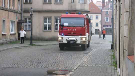 Pożar na ul. Tkackiej