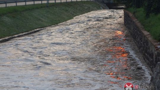 Oberwanie chmury nad Olszyną