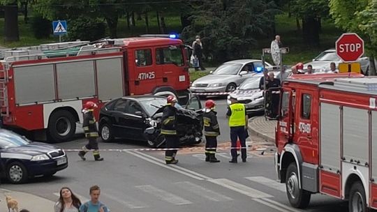 Kolizja na Osiedlu Piastów