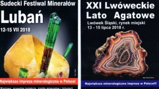 Sudecki Festiwal Minerałów vs. Lwóweckie Lato Agatowe