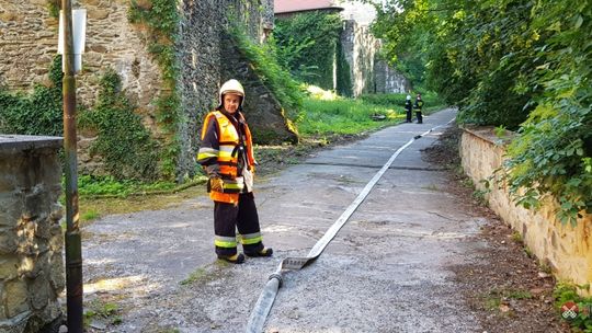 Napad terrorystyczny i pożar w Zamku Czocha