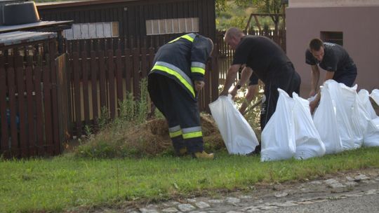 Oberwanie chmury nad Olszyną