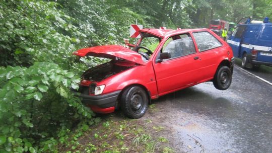 Groźny wpadek na łączniku A4