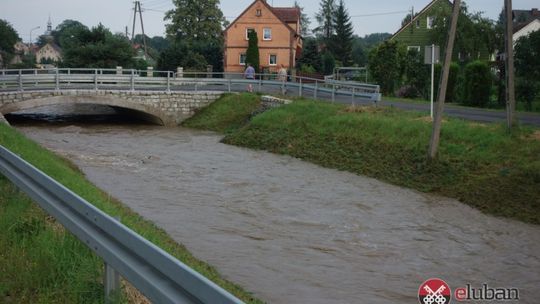 Oberwanie chmury nad Olszyną