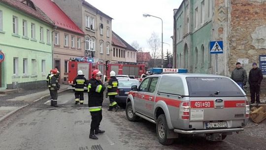 Poważny wyciek gazu w centrum Gryfowa