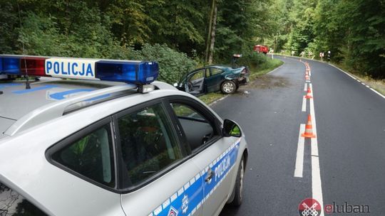 Kolejny wypadek na łączniku