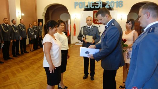 Uroczyste obchody Święta Policji w Lubaniu