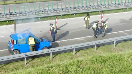 Ćwiczenia na autostradzie A4