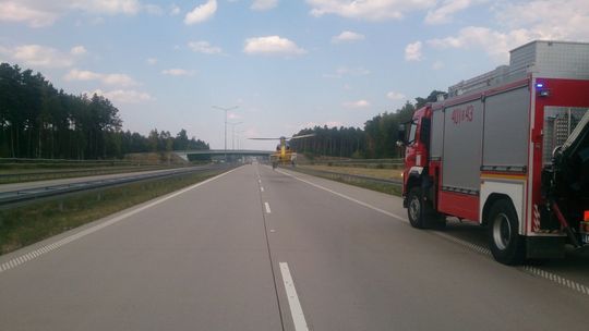 Autostrada w kierunku Wrocławia zablokowana