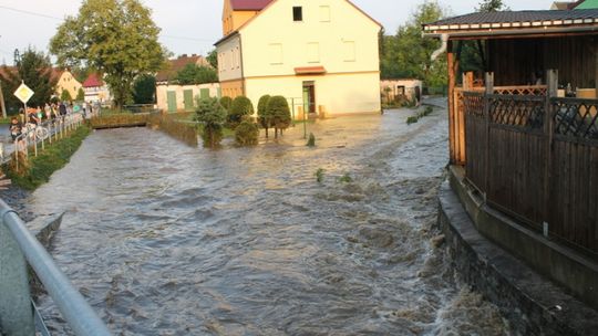 Oberwanie chmury nad Olszyną