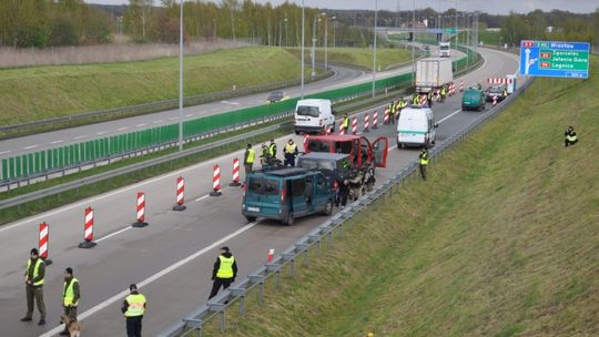 Ćwiczenia na autostradzie A4