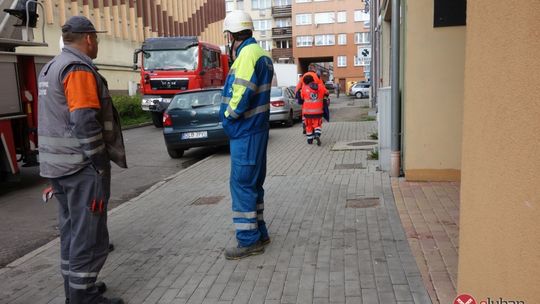 Pożar uwięził kobietę z dzieckiem