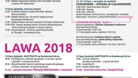 Sudecki Festiwal Minerałów i LAWA 2018 – pytania i odpowiedzi