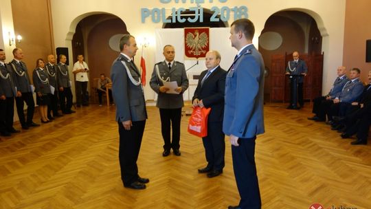 Uroczyste obchody Święta Policji w Lubaniu