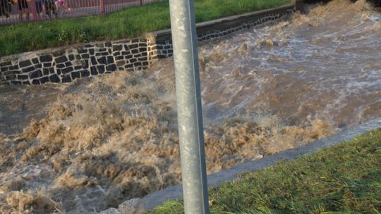 Oberwanie chmury nad Olszyną