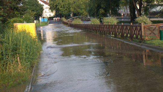 Oberwanie chmury nad Olszyną